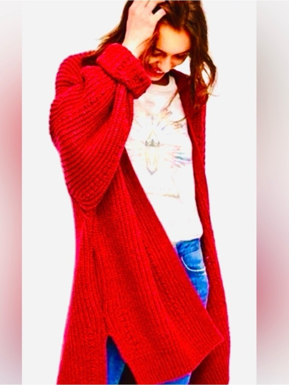 Free People Nightingale Cardi Bright ❤️